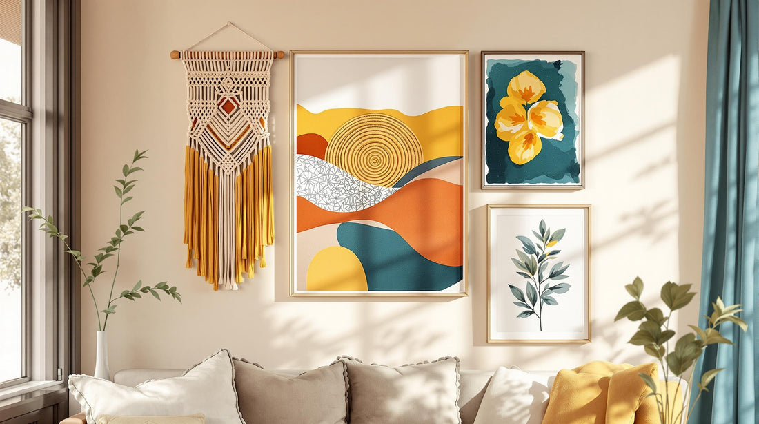 Ultimate Guide to Boho Colors for Wall Art