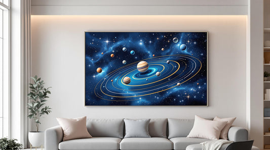 How to Style Planetary Alignment Wall Art