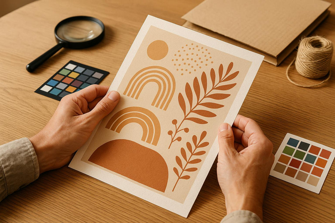 Checklist for Boho Art Print Quality Assurance