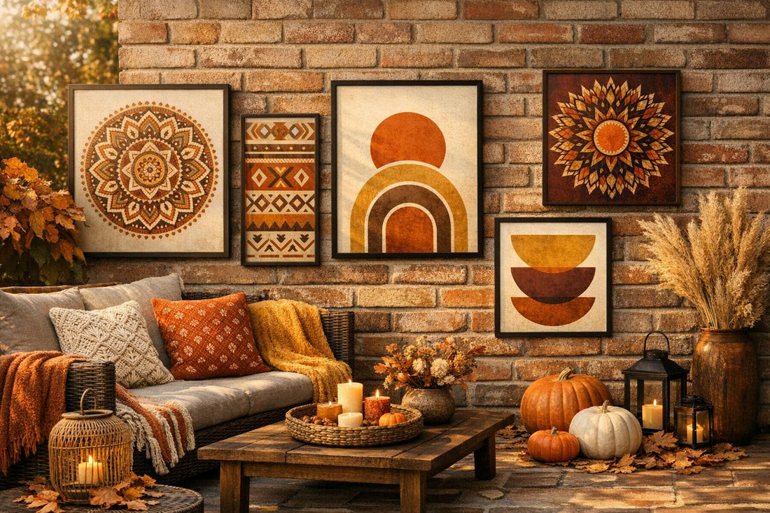 Top 5 Boho Prints for Outdoor Autumn Spaces