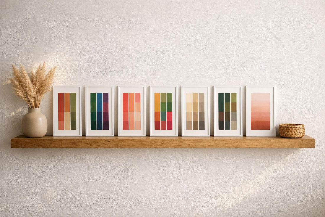 Boho Colour Palettes for Wall Art