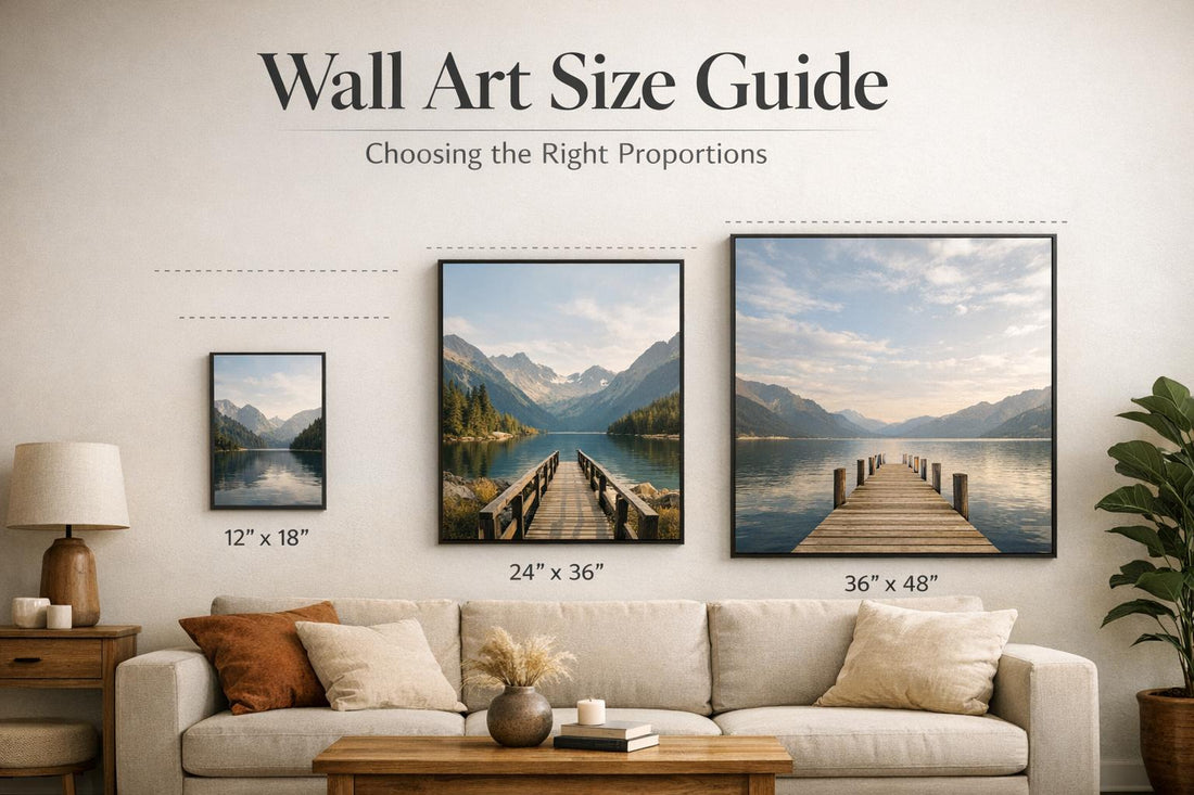 Wall Art Size Guide: Choosing the Right Proportions