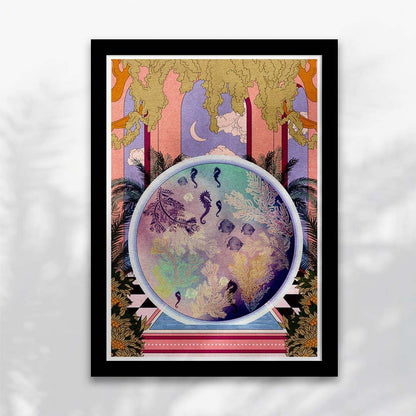 Aqua Palace Art Print