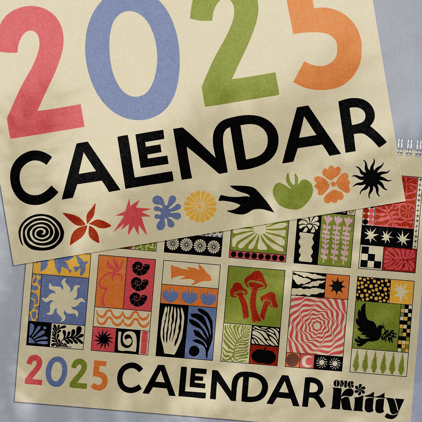 2025 Wire Bound Calendar | Matisse Inspired | A4 Landscape