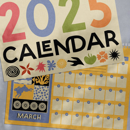 2025 Wire Bound Calendar | Matisse Inspired | A4 Landscape