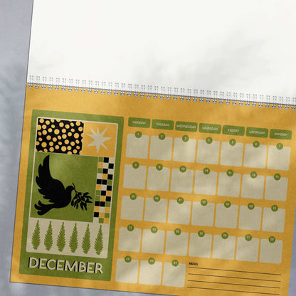 2025 Wire Bound Calendar | Matisse Inspired | A4 Landscape