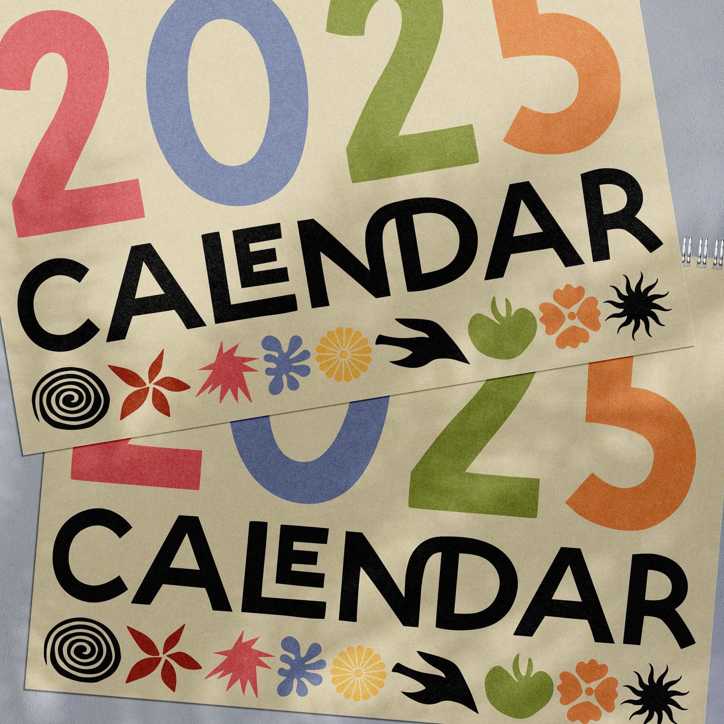 2025 Wire Bound Calendar | Matisse Inspired | A4 Landscape