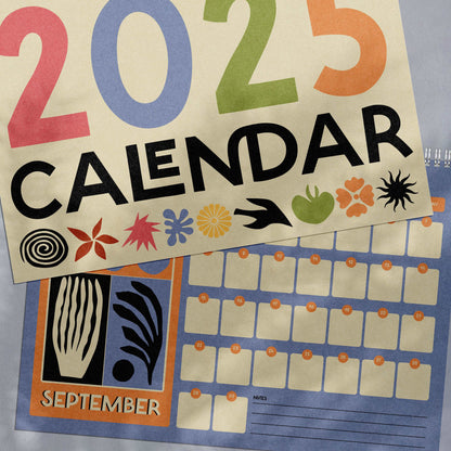 2025 Wire Bound Calendar | Matisse Inspired | A4 Landscape