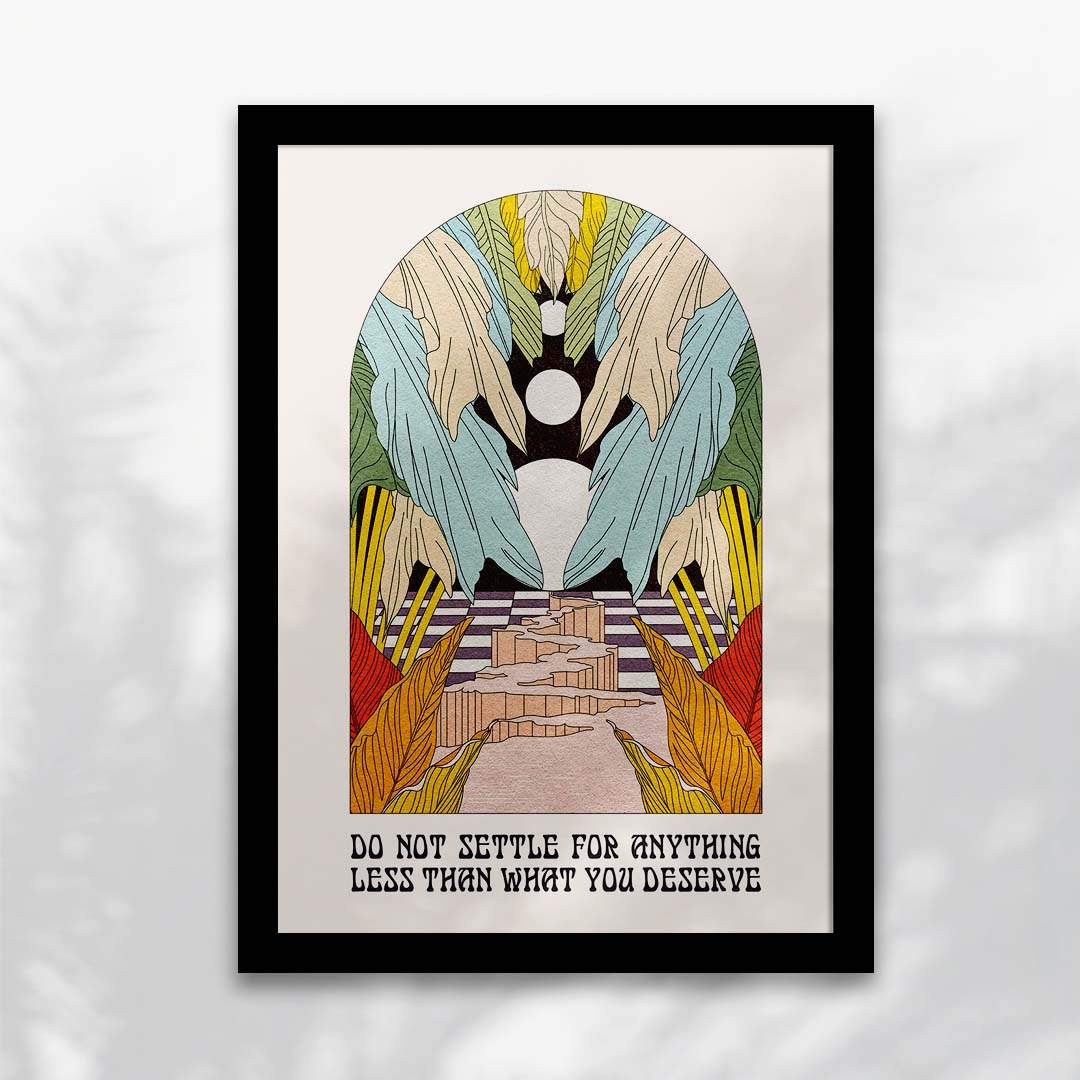 Don't Settle Celestial Art Print