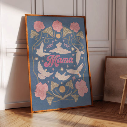 Mama Art Print for Mother's Day Gift