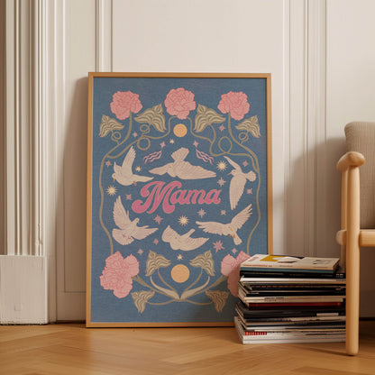 Mama Art Print for Mother's Day Gift