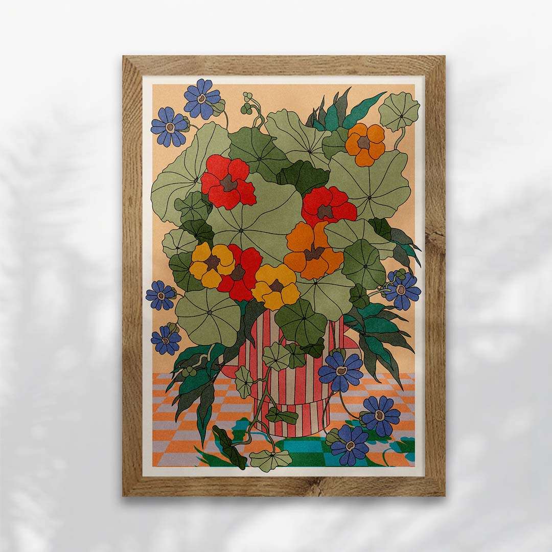 Nasturtiums Plant Art Print