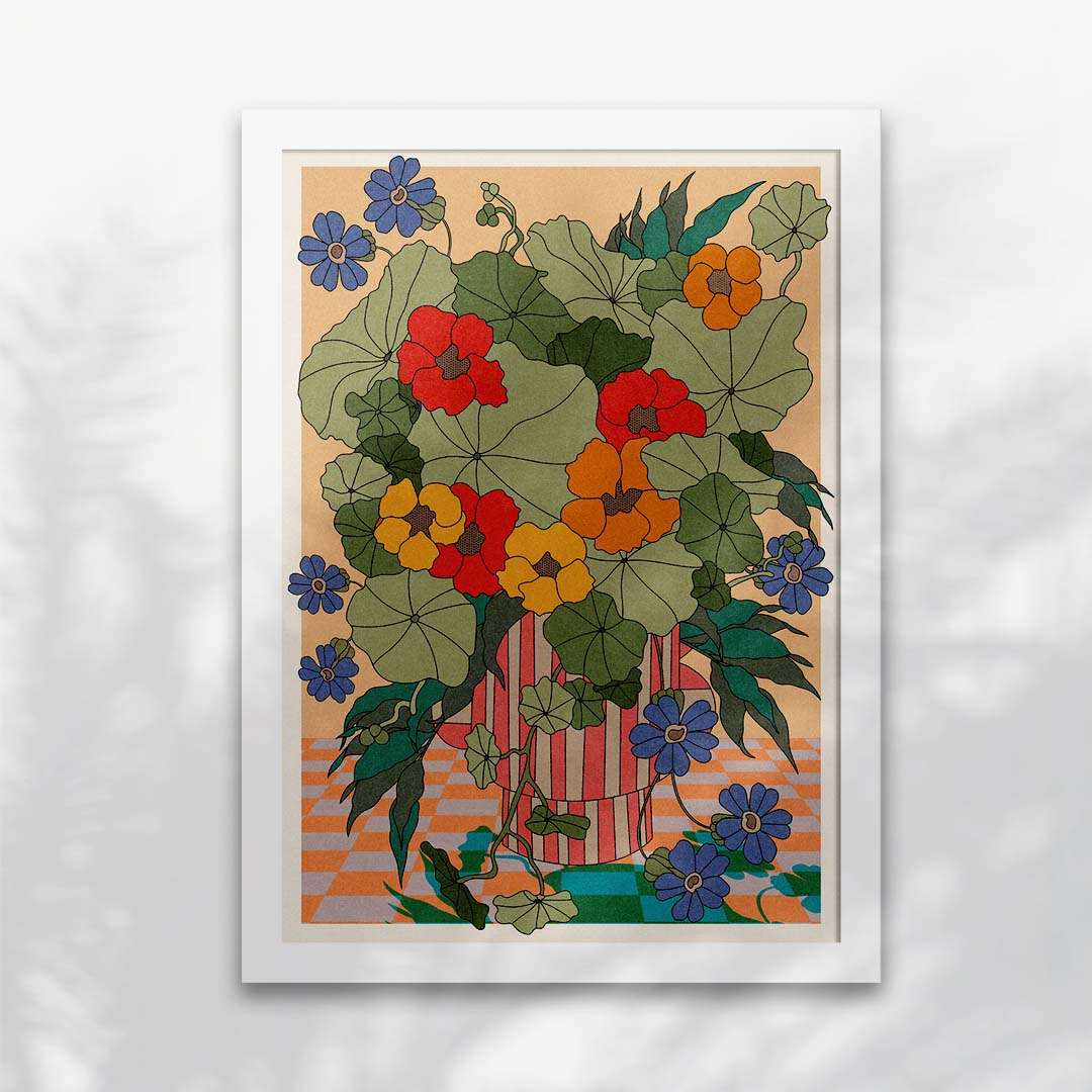 Nasturtiums Plant Art Print