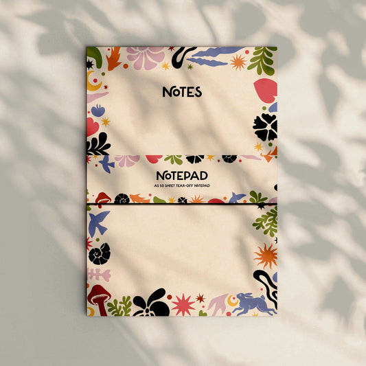 Notepad & To-Do List | Matisse Inspired | Tear Off Notepad | Productivity Pad | A5 Portrait Notepad