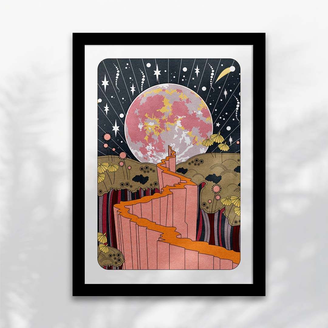 Stargazer art print