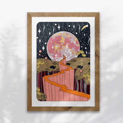 Stargazer art print