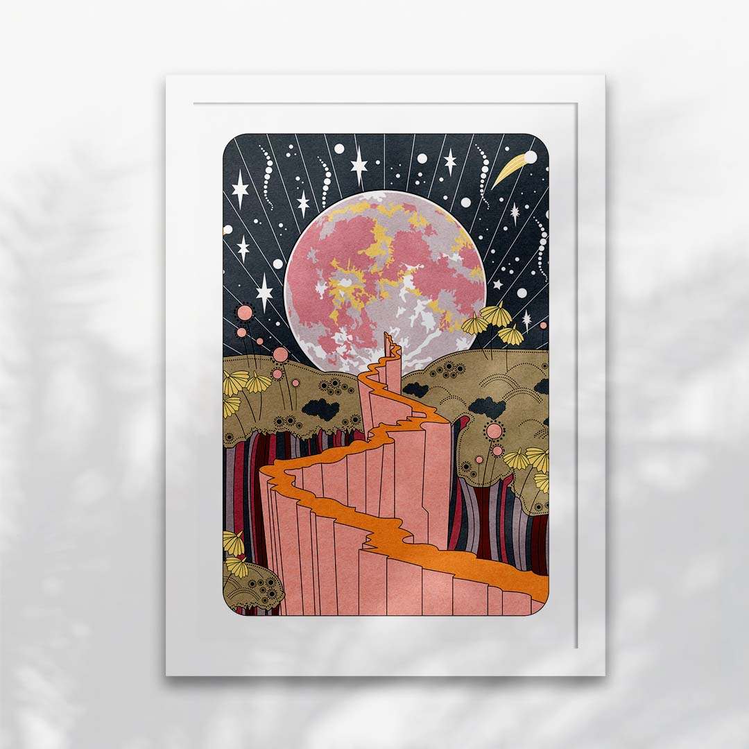 Stargazer art print