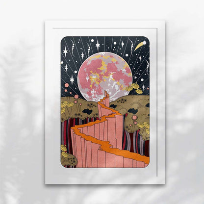 Stargazer art print