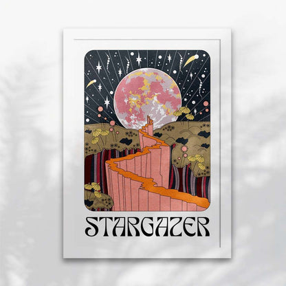 Stargazer art print