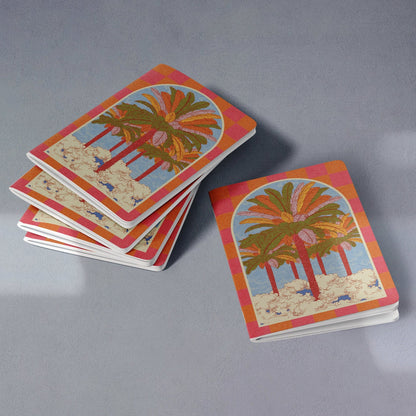 A5 Notebook Made From Recycled Paper | Palm Tree Notebook - OMG KITTY