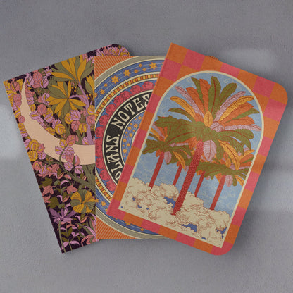 A5 Notebook Made From Recycled Paper | Palm Tree Notebook - OMG KITTY
