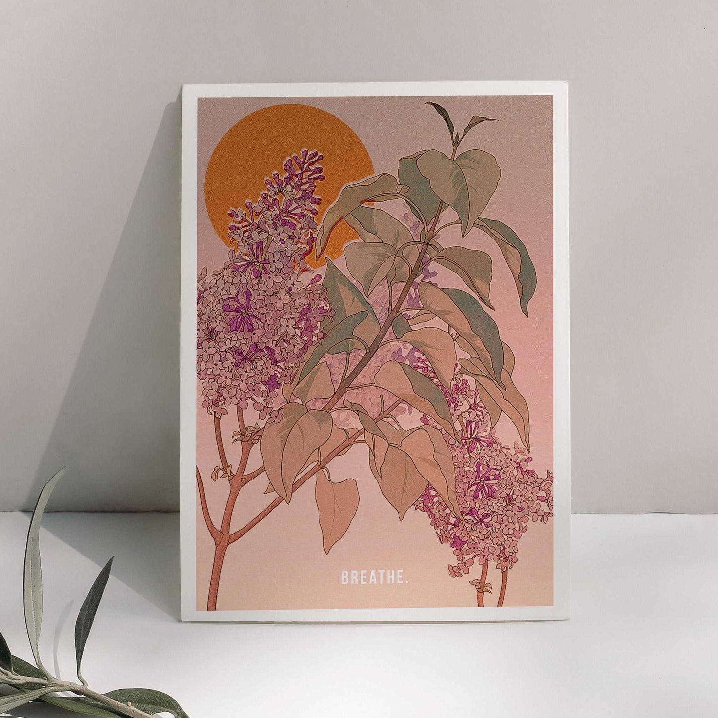 'Breathe' Art Print - OMG KITTY