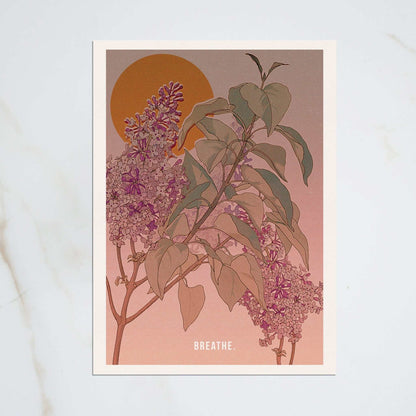 'Breathe' Art Print - OMG KITTY