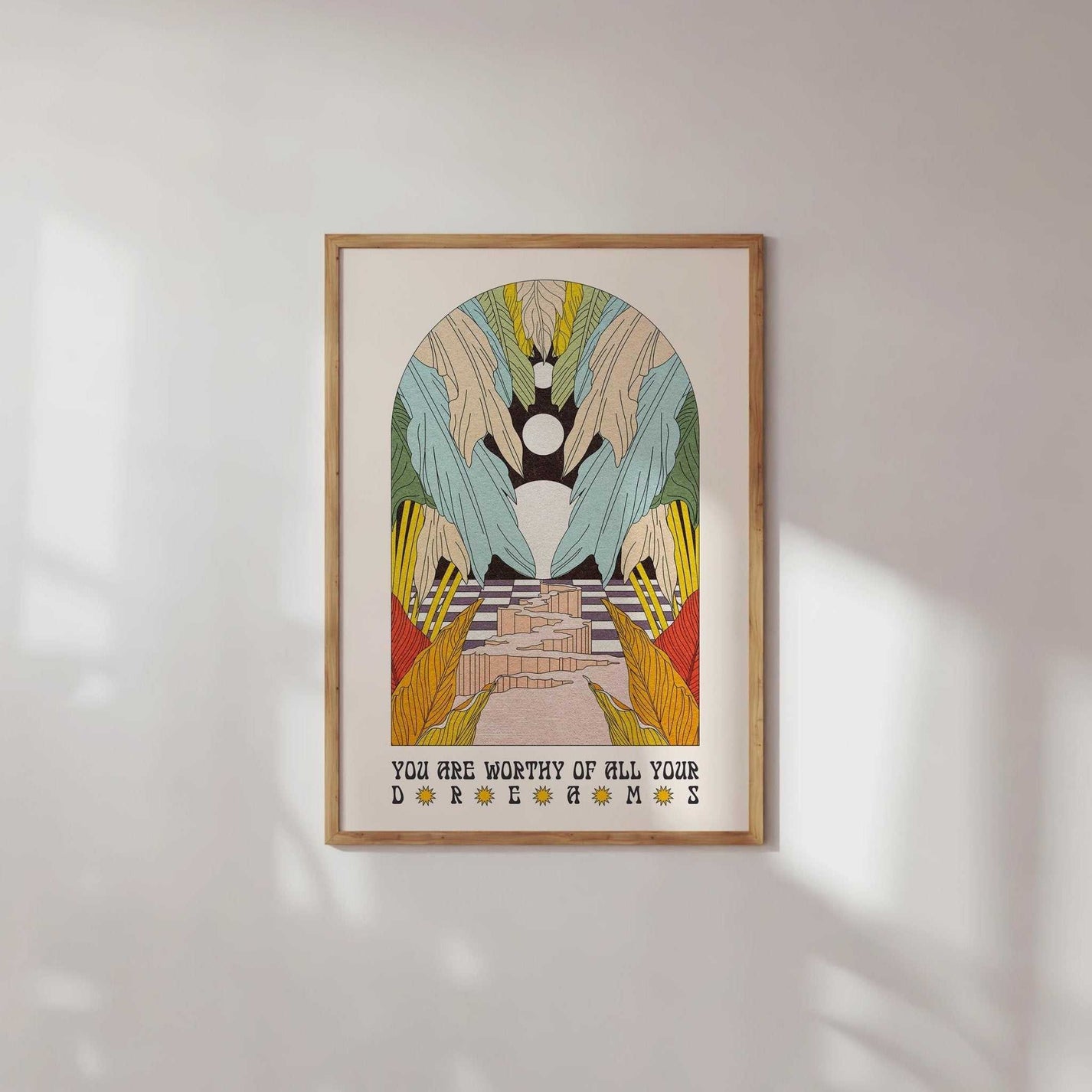 affordable art prints online uk Dream Worthy' Art Print Poster OMG KITTY