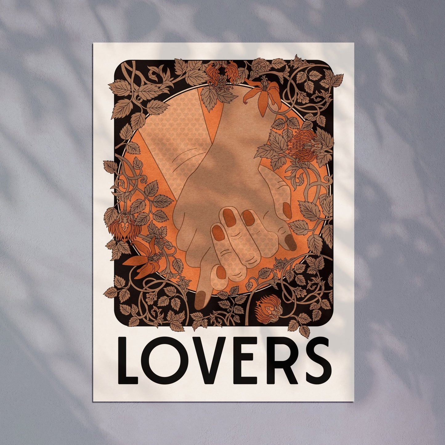 'Lovers' Art Print - OMG KITTY