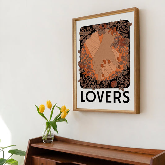 'Lovers' Art Print - OMG KITTY