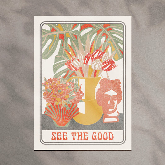 'See The Good' Art Print - OMG KITTY