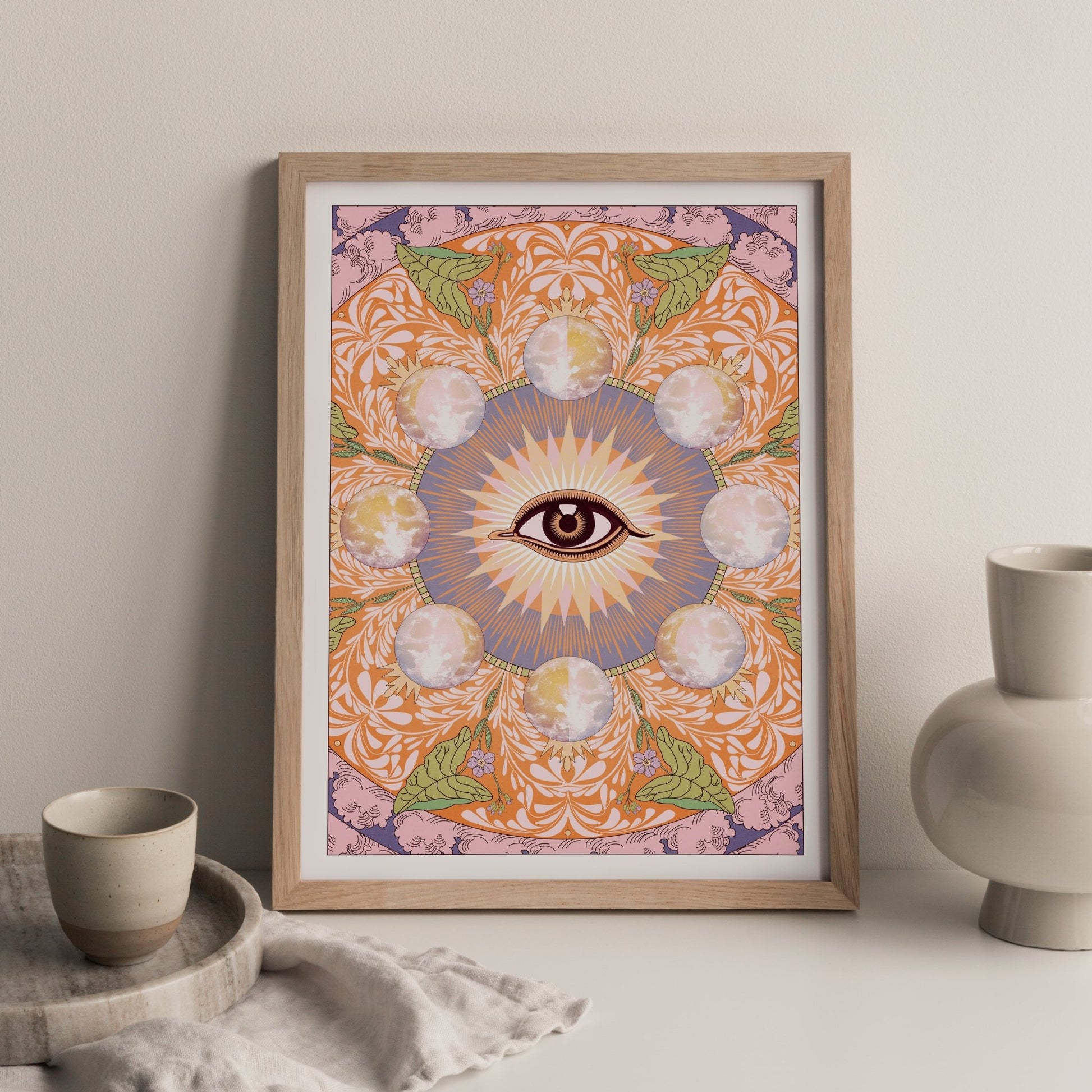 'Starry Eyed' Art Print - OMG KITTY