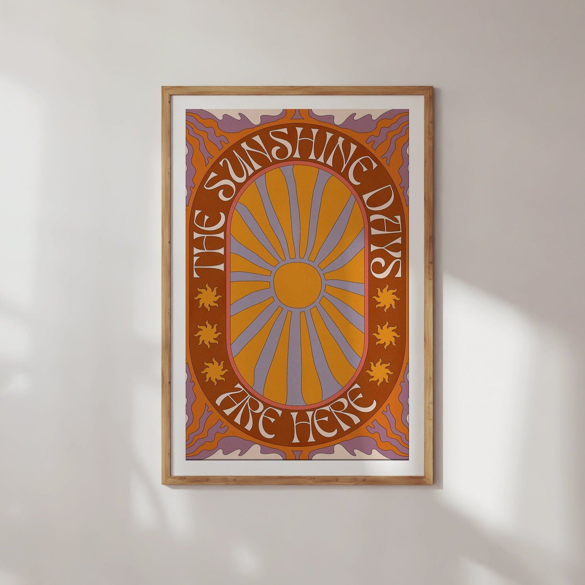 'Sunshine Days' Art Print - OMG KITTY