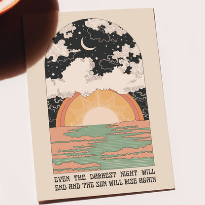 'The Sun Will Rise' Art Print - OMG KITTY