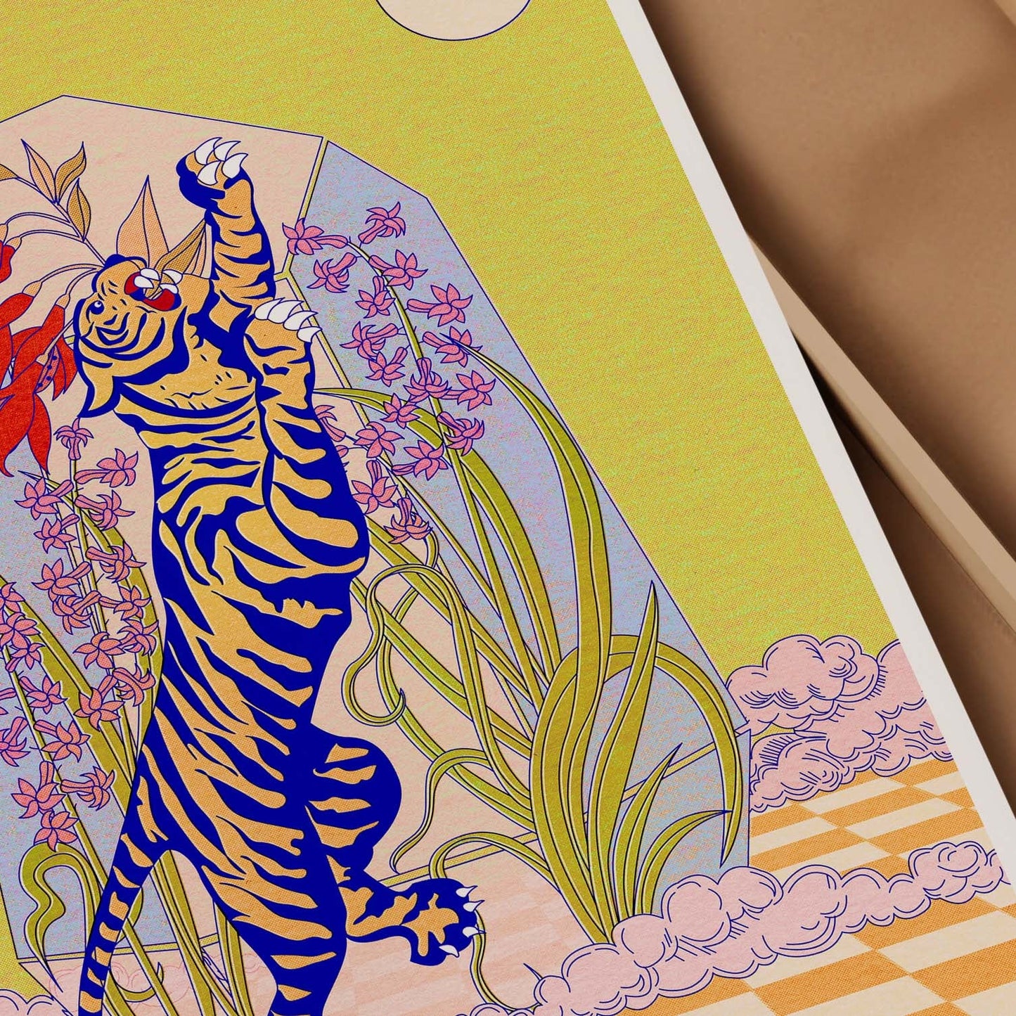 'Tiger Terrarium' Art Print - OMG KITTY