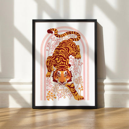 'Tiger, Tiger' Art Print - OMG KITTY