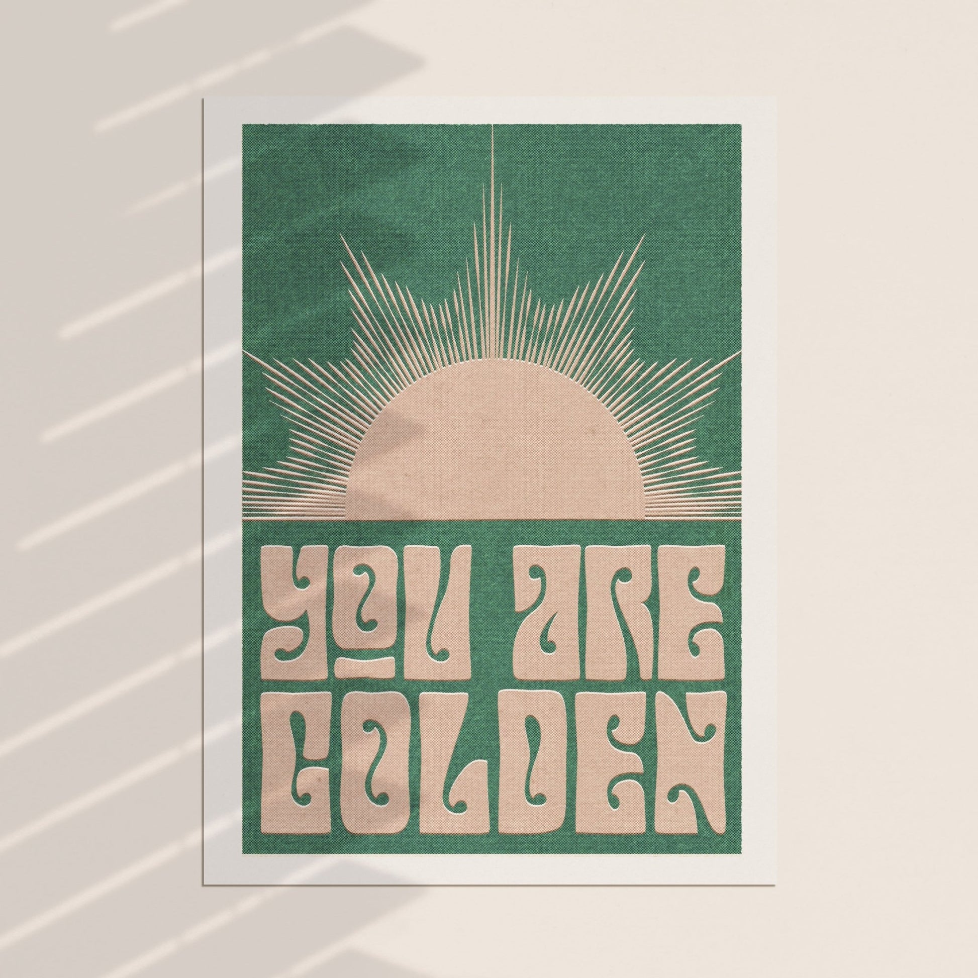 'You Are Golden' Art Print - OMG KITTY